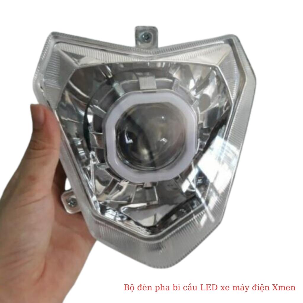 Bộ đèn pha bi cầu LED xe máy điện Xmen 4 Bộ đèn pha bi cầu LED xe máy điện Xmen - Ảnh 4