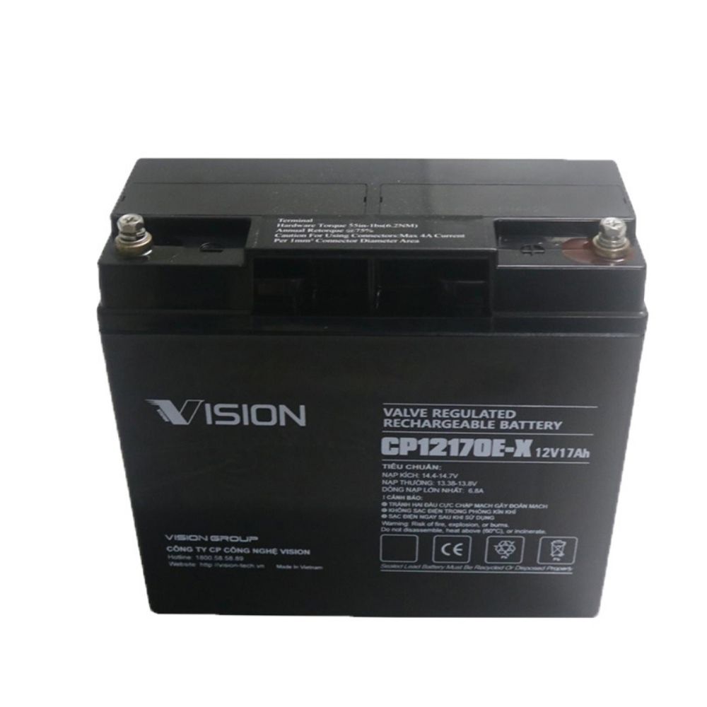 Ắc quy UPS Vision 12V, 17Ah CP12170E-X 1 Ắc quy UPS Vision 12V, 17Ah CP12170E-X