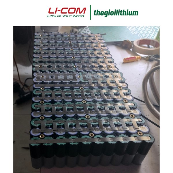 Pin lithium, ắc quy lithium tự đóng cho xe điện 48V 20Ah 1 Pin lithium, ắc quy lithium tự đóng cho xe điện 48V 20Ah