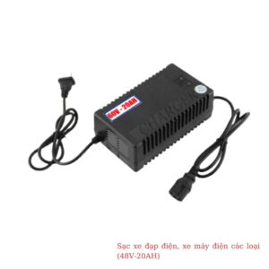 Sạc xe đạp điện, xe máy điện các loại (60V-20AH) chân vuông cao cấp 9 sac xe may dien cac loai 60v 20ah 2