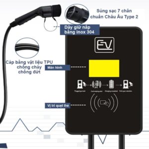 tram sac o to dien 11 kw treo tuong quet the man hinh 2