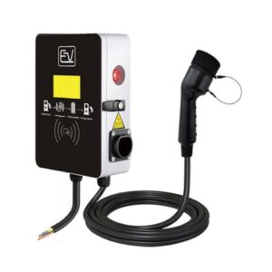 Sạc ô tô điện EV AC 16A 11kW 3 pha có màn hình và quẹt thẻ RFID GEV209