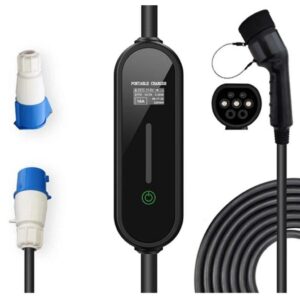 Sạc ô tô điện EV di động AC 32A 7KW có thể điều chỉnh dòng GEV101