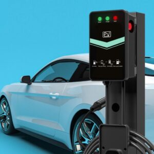 Trạm sạc ô tô điện EV AC 32A 7KW treo tường có đèn báo GEV201