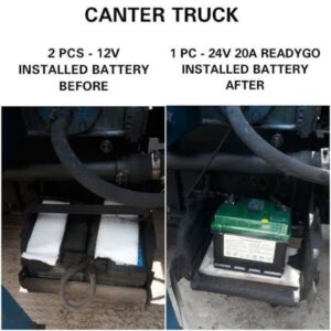 ac quy lithium o to tai canter