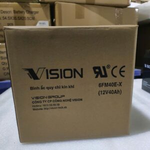 Ắc quy Viễn thông Vision 12V/40Ah 6FM40E-X 11 ac quy vision 12v 40ah 6fm40e x 2