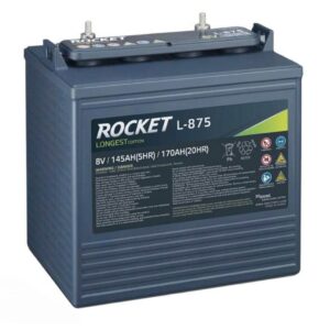 ac quy xe dien rocket l875 8v 170ah 1